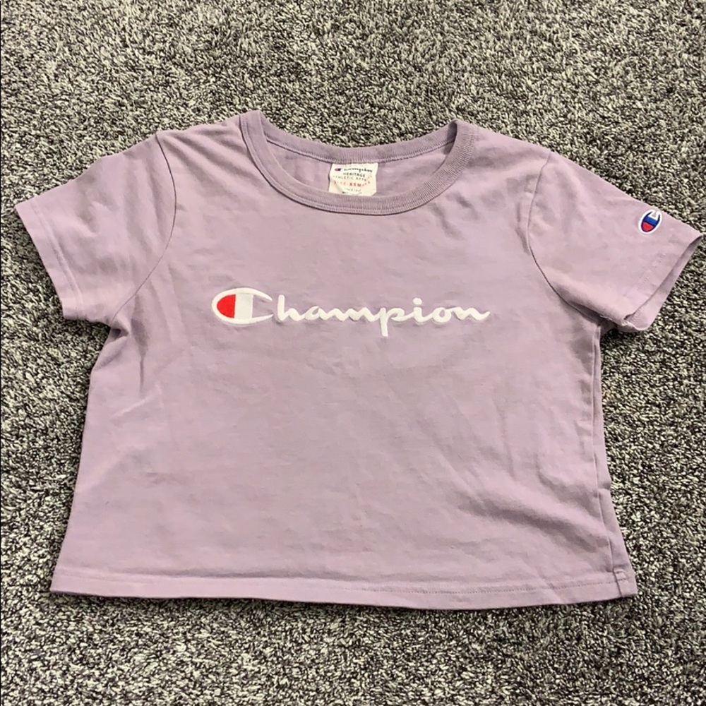 Champion crop t shirt